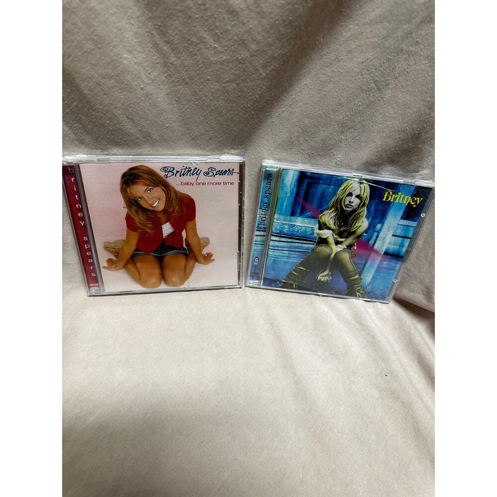 Britney Spears CD Lot New Sealed Britney and Baby One More Time Used.